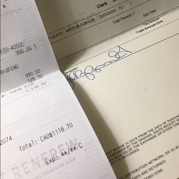 SOLD - FENDI CONTINENTAL CHAIN WALLET - Picture 2 of 3